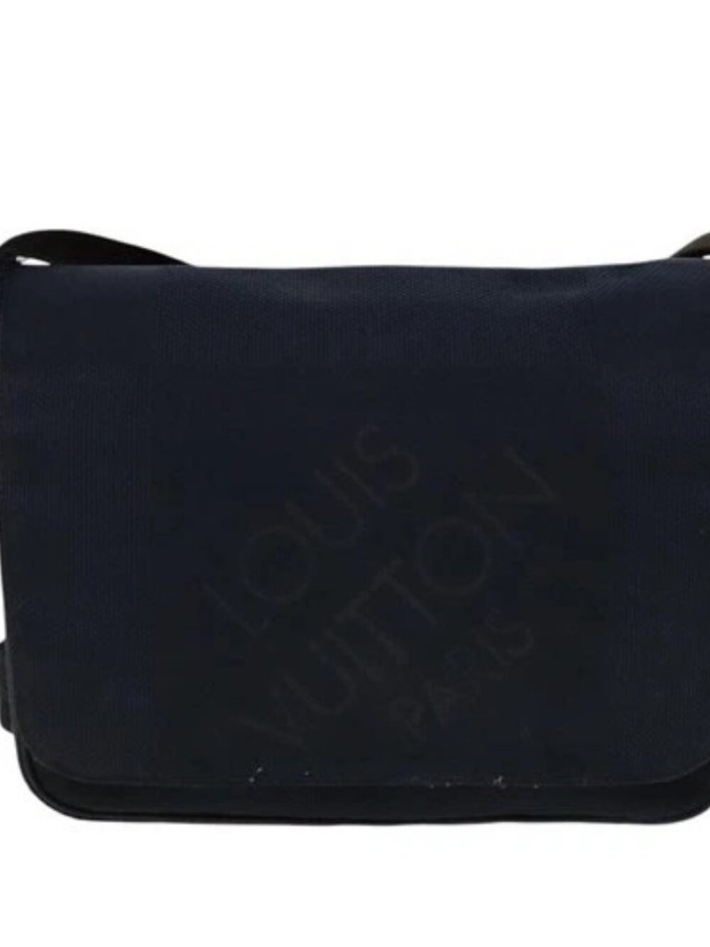 LOUIS VUITTON Damier Geant Petite Message Shoulder Bag Navy N41127 Auth bs21447 - Picture 12 of 15